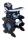 Krzeseko ARTI Betty J-D008 Dark Blue Panda