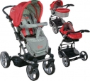 Pushchair yearly ARTI Concept Plus B800 3w1 Red/Gray